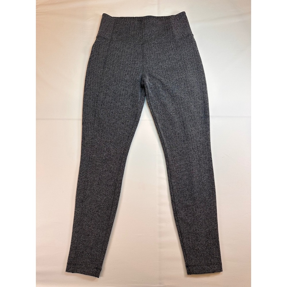 Athleta Delancey Herringbone Tight Grey Black High Rise Leggings S